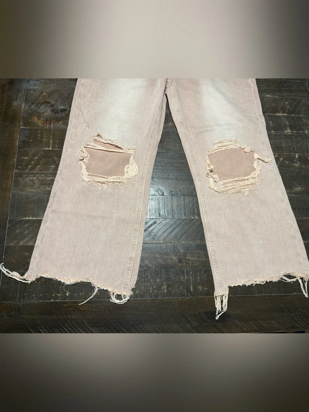NWT Vervet by Flying Monkey Leslie 90’s Vintage Flare Jeans Rose Pink Denim 30